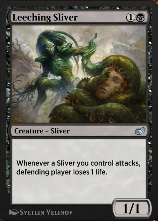 Magic the Gathering Card - Leeching Sliver - MTG Circle