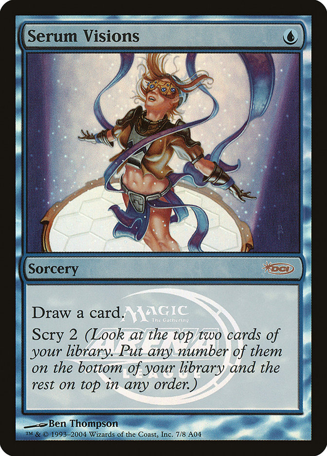 Magic the Gathering Card - Serum Visions - MTG Circle