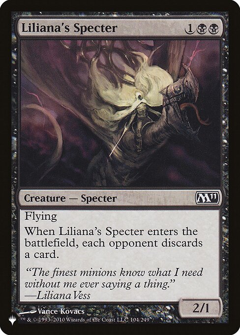 Magic the Gathering Card - Liliana's Specter - MTG Circle