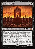 Magic the Gathering Card - Fire Lord Ozai - MTG Circle