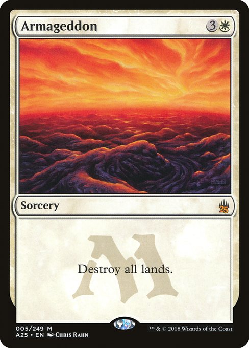 Magic the Gathering Card - Armageddon - MTG Circle