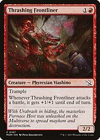 Magic the Gathering Card - Thrashing Frontliner - MTG Circle