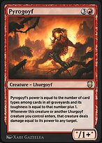 Magic the Gathering Card - Pyrogoyf - MTG Circle