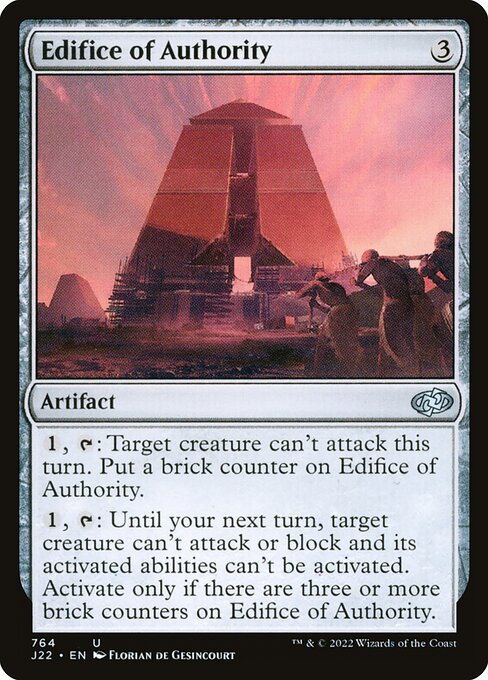 Magic the Gathering Card - Edifice of Authority - MTG Circle