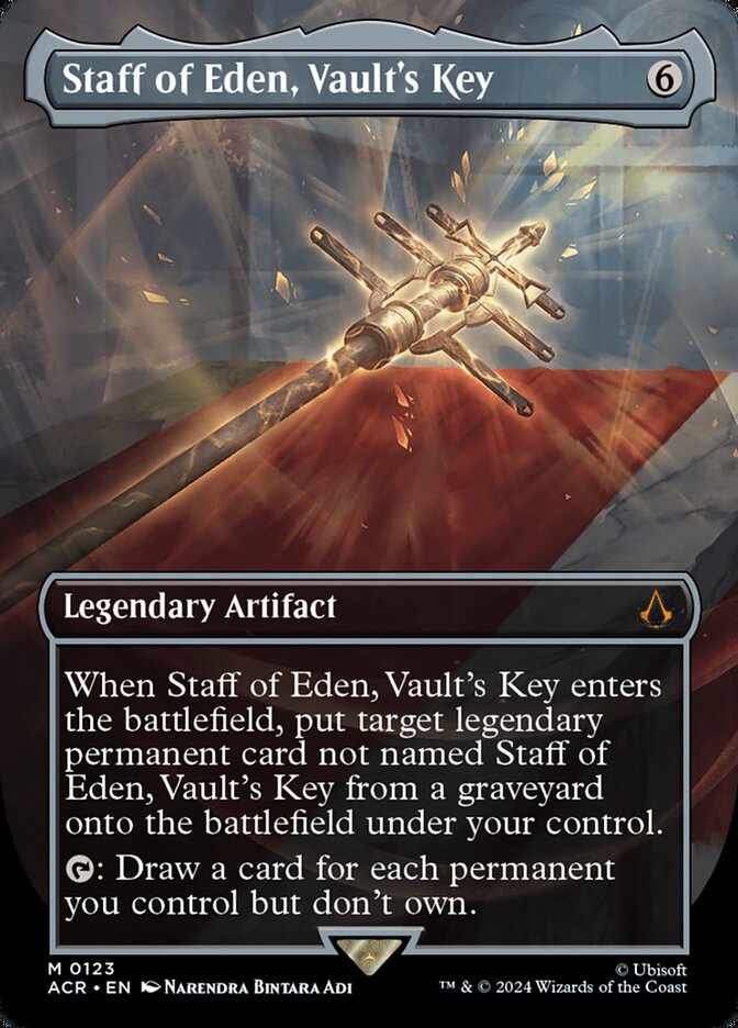 Magic the Gathering Card - Staff of Eden, Vault's Key - MTG Circle