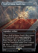 Magic the Gathering Card - Staff of Eden, Vault's Key - MTG Circle