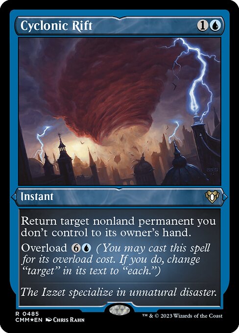 Magic the Gathering Card - Cyclonic Rift - MTG Circle