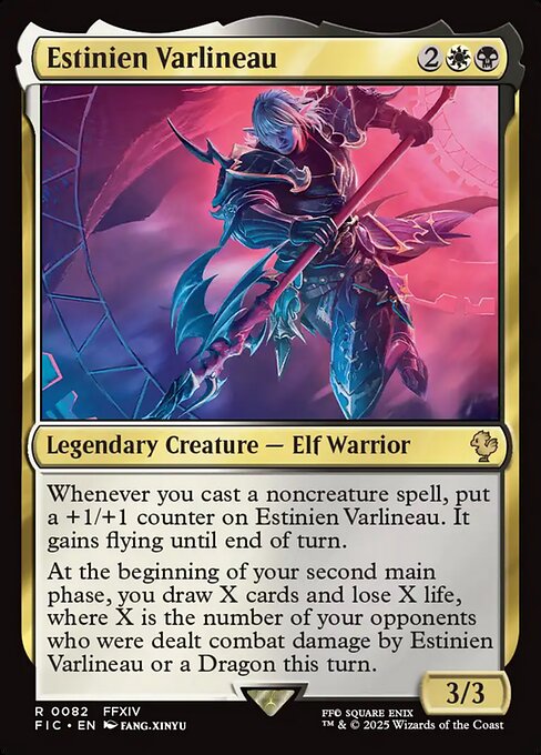 Magic the Gathering Card - Estinien Varlineau - MTG Circle