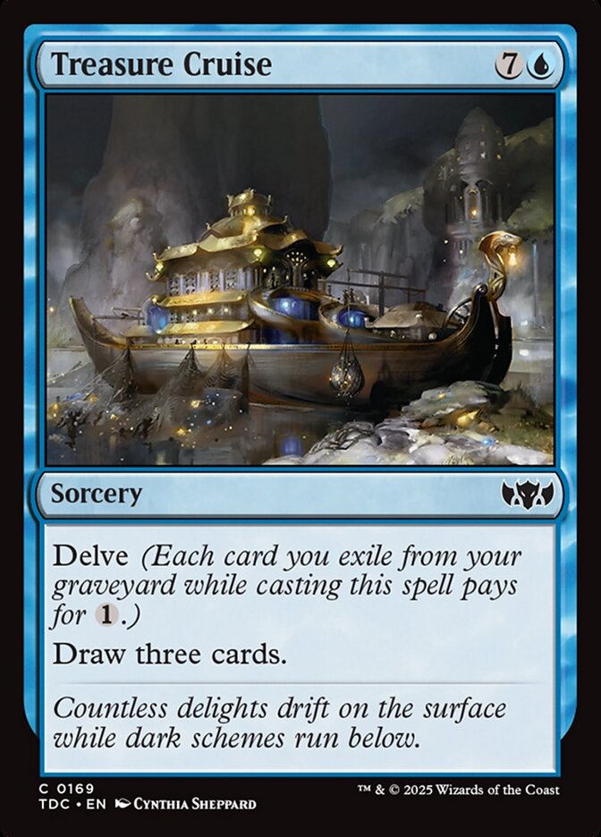 Magic the Gathering Card - Treasure Cruise - MTG Circle