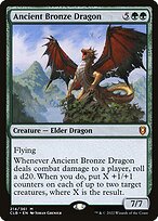 Magic the Gathering Card - Ancient Bronze Dragon - MTG Circle