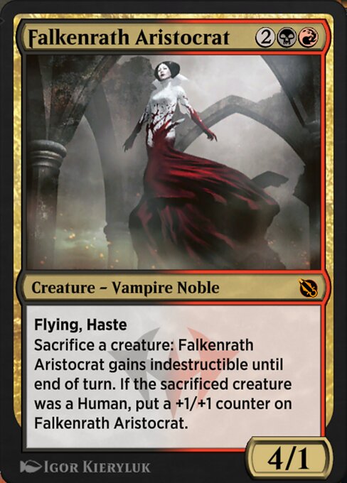 Magic the Gathering Card - Falkenrath Aristocrat - MTG Circle