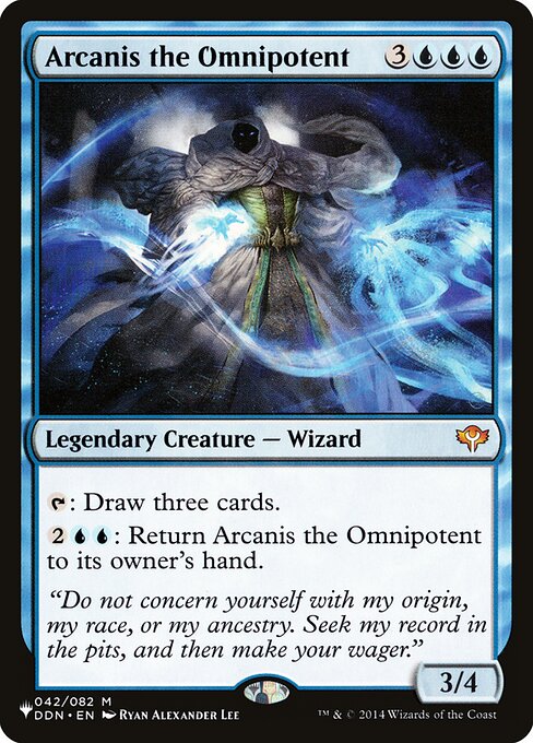 Magic the Gathering Card - Arcanis the Omnipotent - MTG Circle