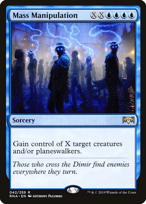 Magic the Gathering Card - Mass Manipulation - MTG Circle