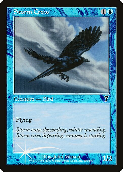Magic the Gathering Card - Storm Crow - MTG Circle