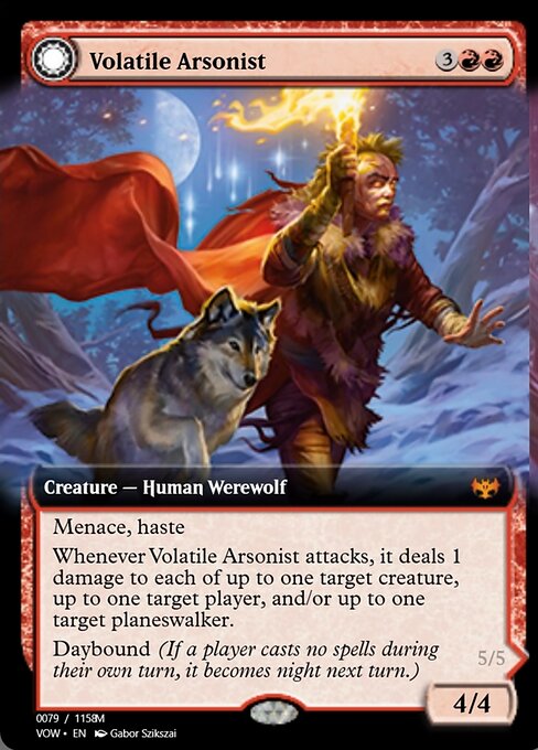 Magic the Gathering Card - Volatile Arsonist - MTG Circle