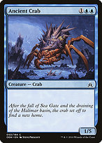 Magic the Gathering Card - Ancient Crab - MTG Circle