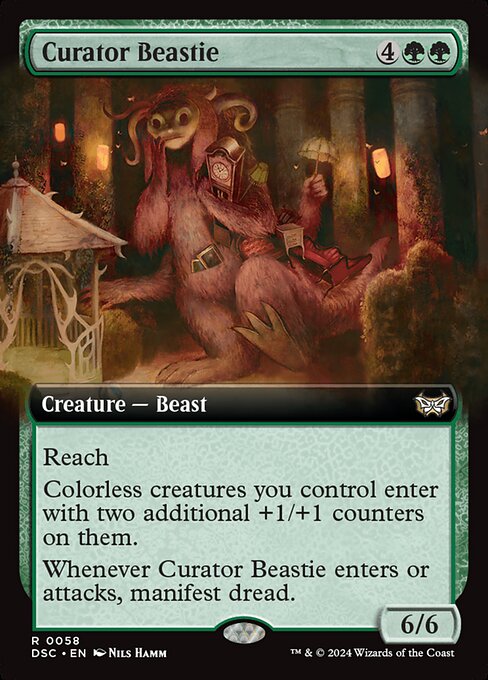 Magic the Gathering Card - Curator Beastie - MTG Circle