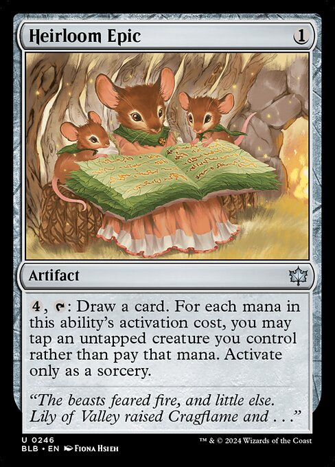 Magic the Gathering Card - Heirloom Epic - MTG Circle