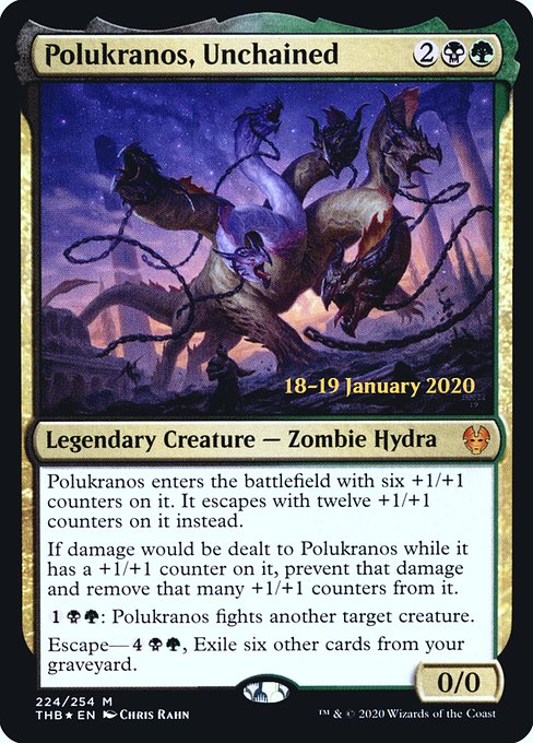 Magic the Gathering Card - Polukranos, Unchained - MTG Circle