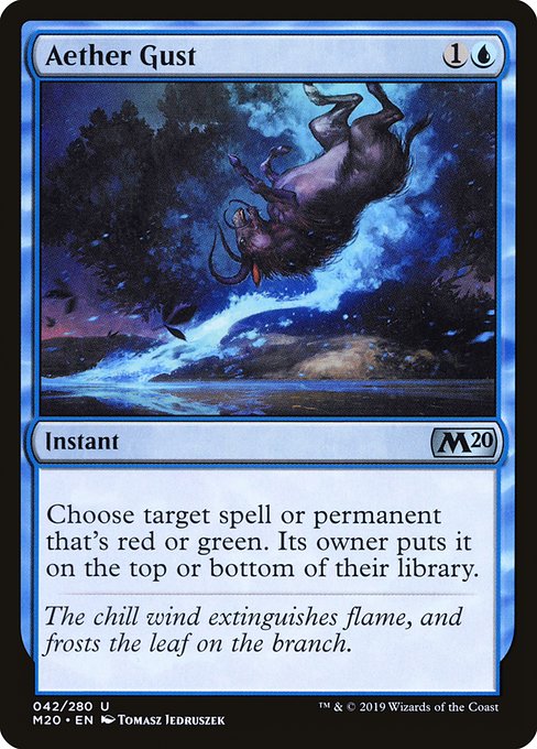 Magic the Gathering Card - Aether Gust - MTG Circle