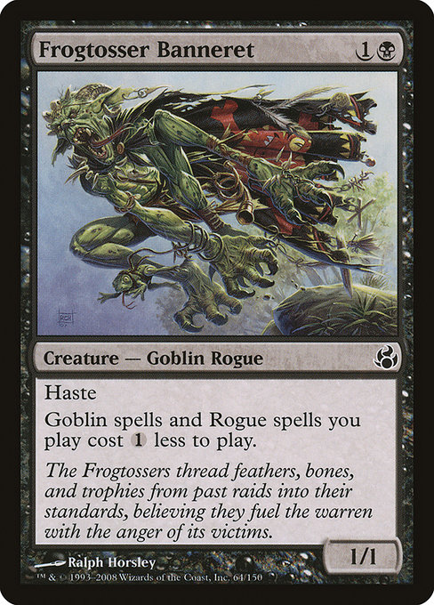 Magic the Gathering Card - Frogtosser Banneret - MTG Circle