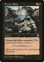 Magic the Gathering Card - Virtue's Ruin - MTG Circle