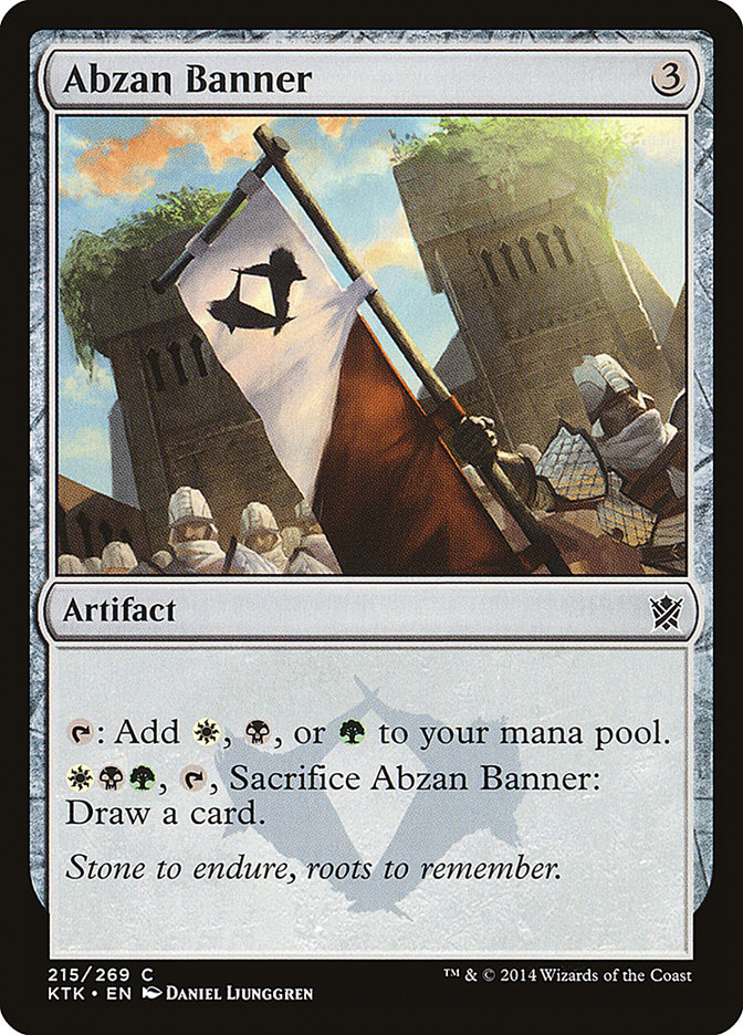 Magic the Gathering Card - Abzan Banner - MTG Circle