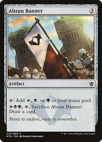 Magic the Gathering Card - Abzan Banner - MTG Circle