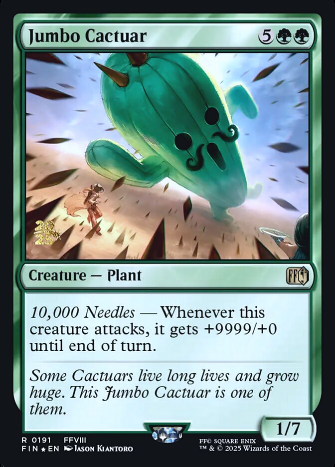 Magic the Gathering Card - Jumbo Cactuar - MTG Circle