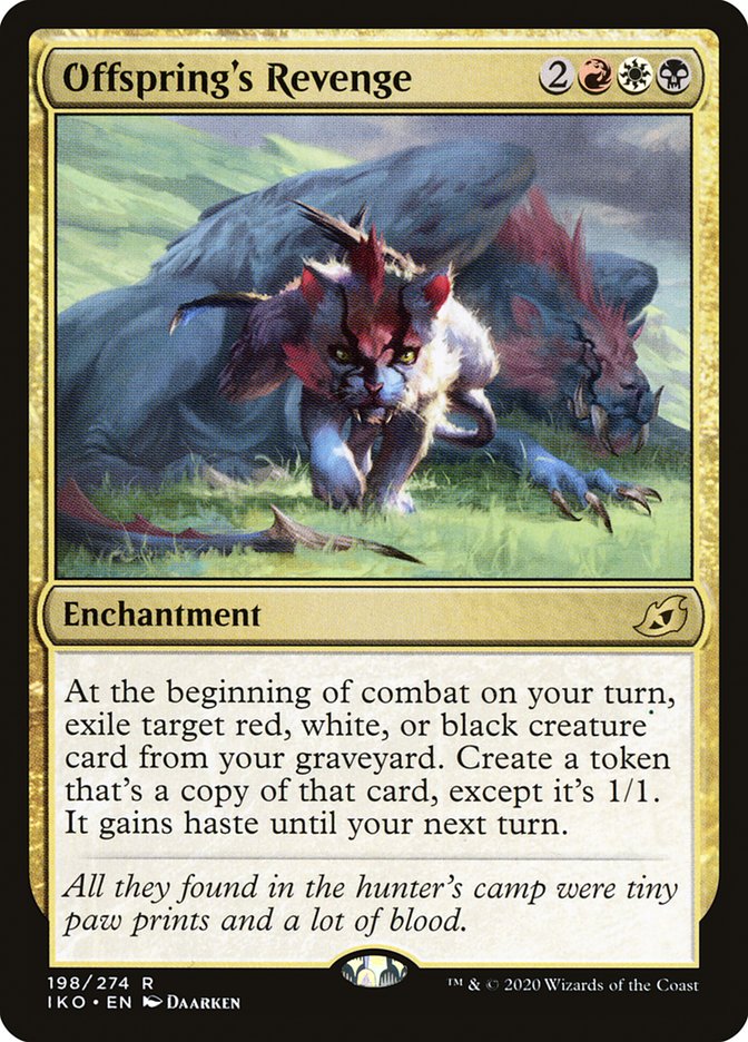 Magic the Gathering Card - Offspring's Revenge - MTG Circle