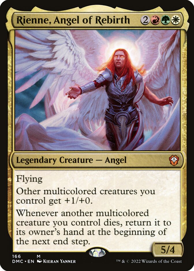 Magic the Gathering Card - Rienne, Angel of Rebirth - MTG Circle