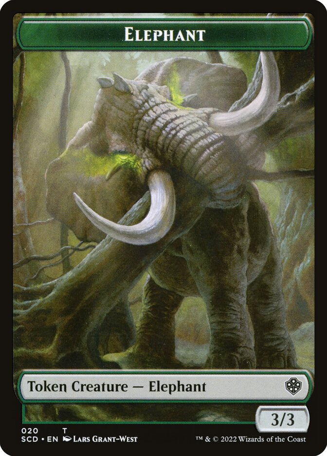Magic the Gathering Card - Elephant - MTG Circle
