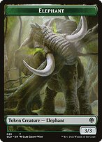 Magic the Gathering Card - Elephant - MTG Circle