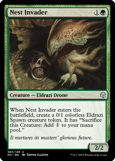 Magic the Gathering Card - Nest Invader - MTG Circle