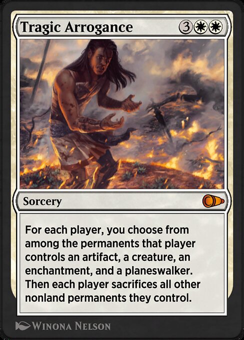 Magic the Gathering Card - Tragic Arrogance - MTG Circle