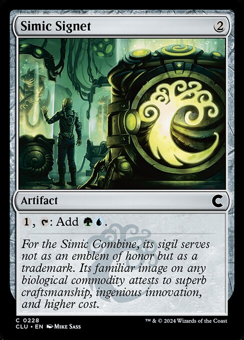 Magic the Gathering Card - Simic Signet - MTG Circle