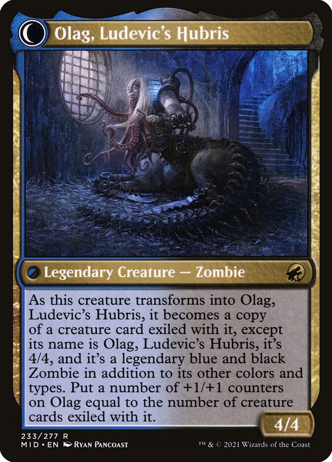 Magic the Gathering Card - Olag, Ludevic's Hubris - MTG Circle
