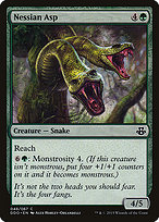 Magic the Gathering Card - Nessian Asp - MTG Circle