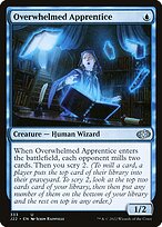 Magic the Gathering Card - Overwhelmed Apprentice - MTG Circle