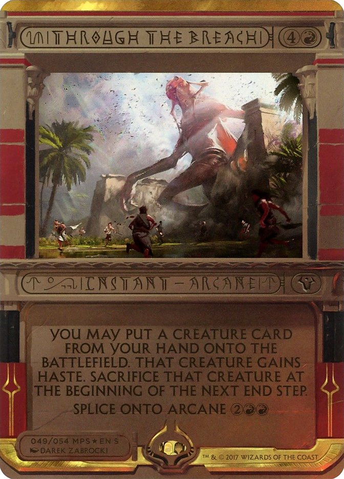 Magic the Gathering Card - Through the Breach - MTG Circle