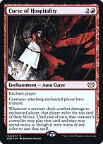 Magic the Gathering Card - Curse of Hospitality - MTG Circle