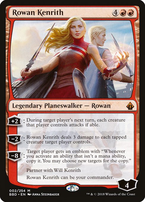 Magic the Gathering Card - Rowan Kenrith - MTG Circle