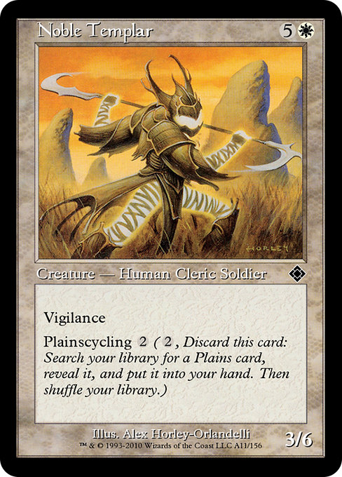 Magic the Gathering Card - Noble Templar - MTG Circle