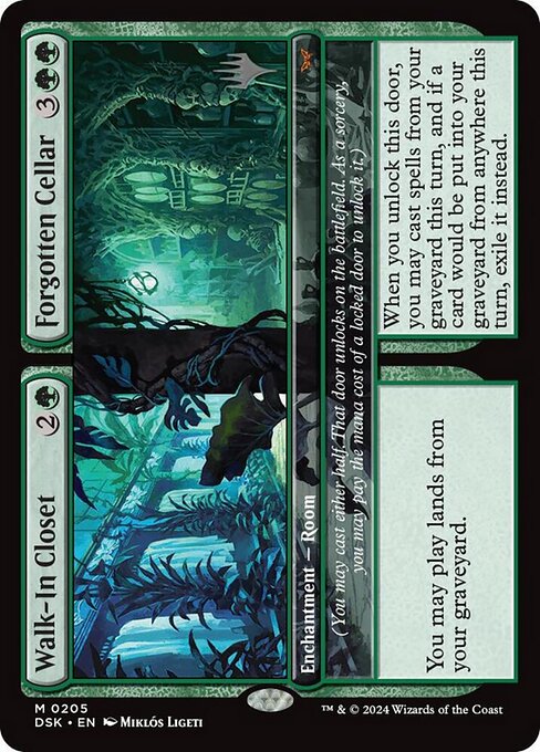 Magic the Gathering Card - Walk-In Closet // Forgotten Cellar - MTG Circle
