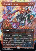 Magic the Gathering Card - Disrupt Decorum - MTG Circle