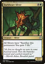 Magic the Gathering Card - Darkheart Sliver - MTG Circle