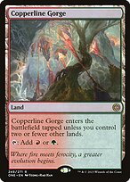 Magic the Gathering Card - Copperline Gorge - MTG Circle