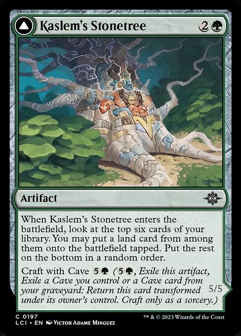 Magic the Gathering Card - Kaslem's Stonetree - MTG Circle