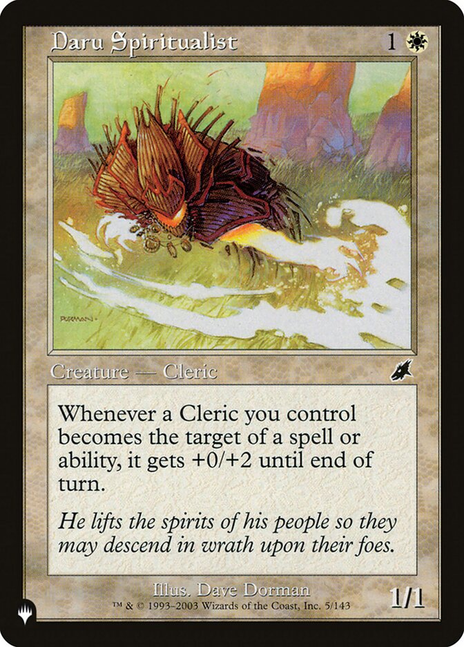 Magic the Gathering Card - Daru Spiritualist - MTG Circle