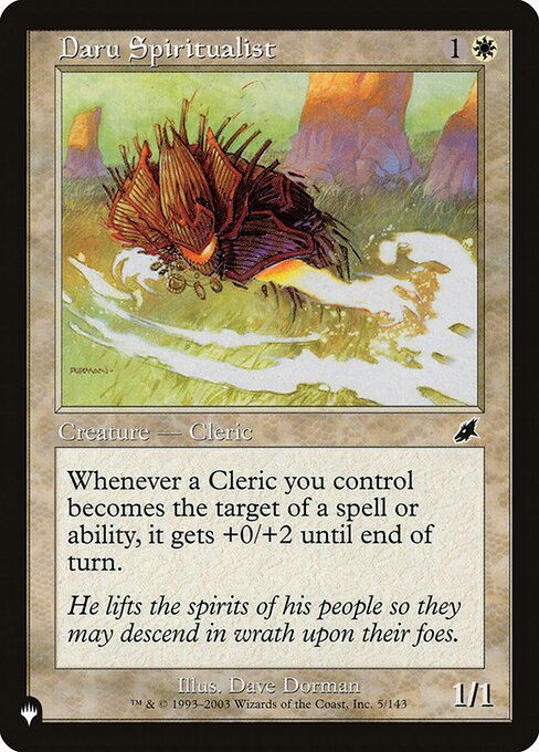 Magic the Gathering Card - Daru Spiritualist - MTG Circle